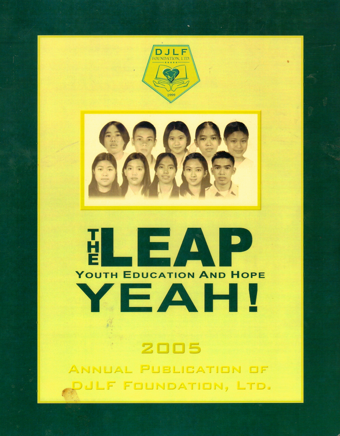 Cover of The LEAP–YEAH! 2005, Annual Publication of DJLF Foundation, Ltd.